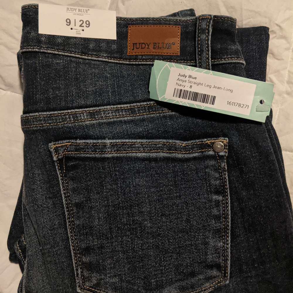 Straight leg jeans